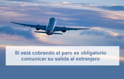 Extinción de la prestación contributiva por desempleo a quien salió al extranjero por un tiempo superior a 15 días